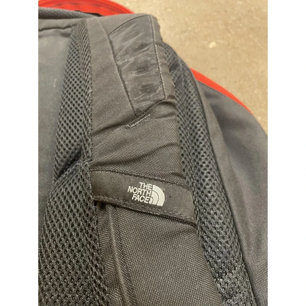 The North Face Jester‎ Black Red 18in Backpack Laptop Travel Daypack Bag Men